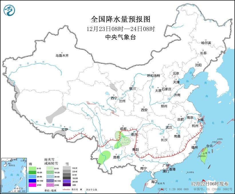 我国中东部大部地区气温持续偏低