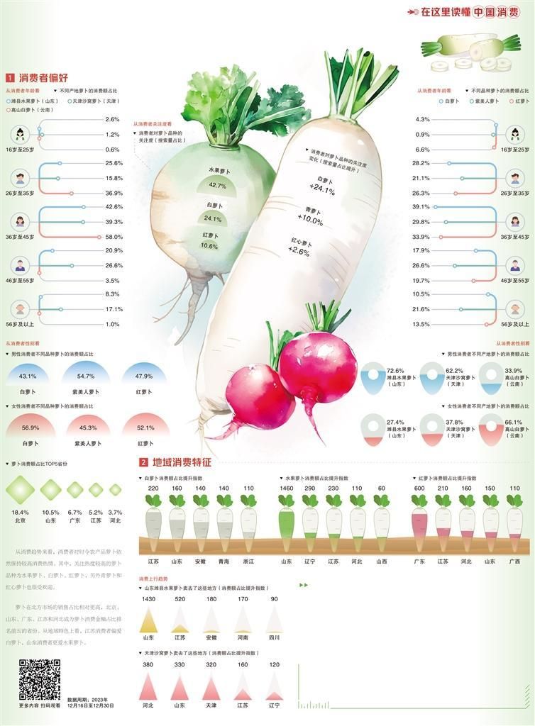 经济日报携手京东发布数据――冬日萝卜正热销