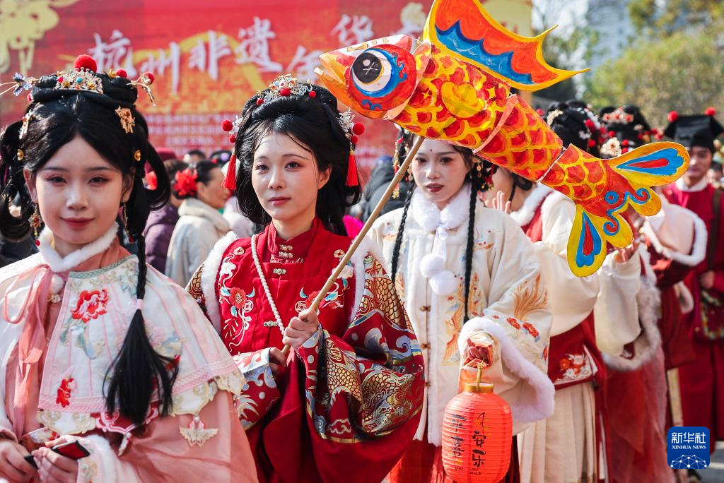 杭州举办迎新年非遗年货节